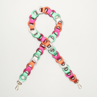 SASHA MULTICOULEUR ORANGE / VERT / ROSE / ARGENTE
