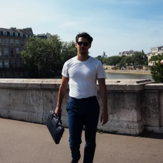 ALBERTO CROCO BLEU MARINE
