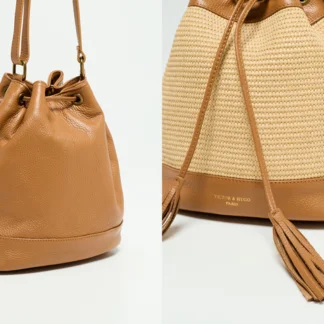 CERISE RAFIA CAMEL